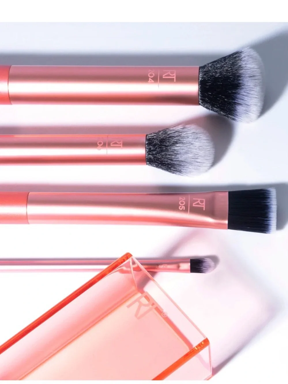 Real Techniques Flawless Base Makeup Brush Set, 5 Piece Set